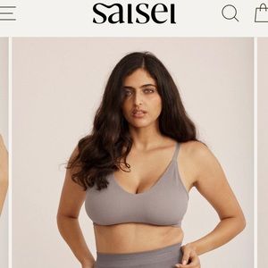 Saisei Ribbed Plunge Bralette